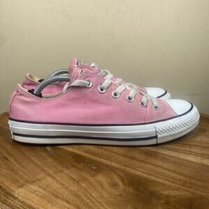 Converse Chuck Taylor All Star Womens Pink White Size 8.5 Low Top Shoes M9007
